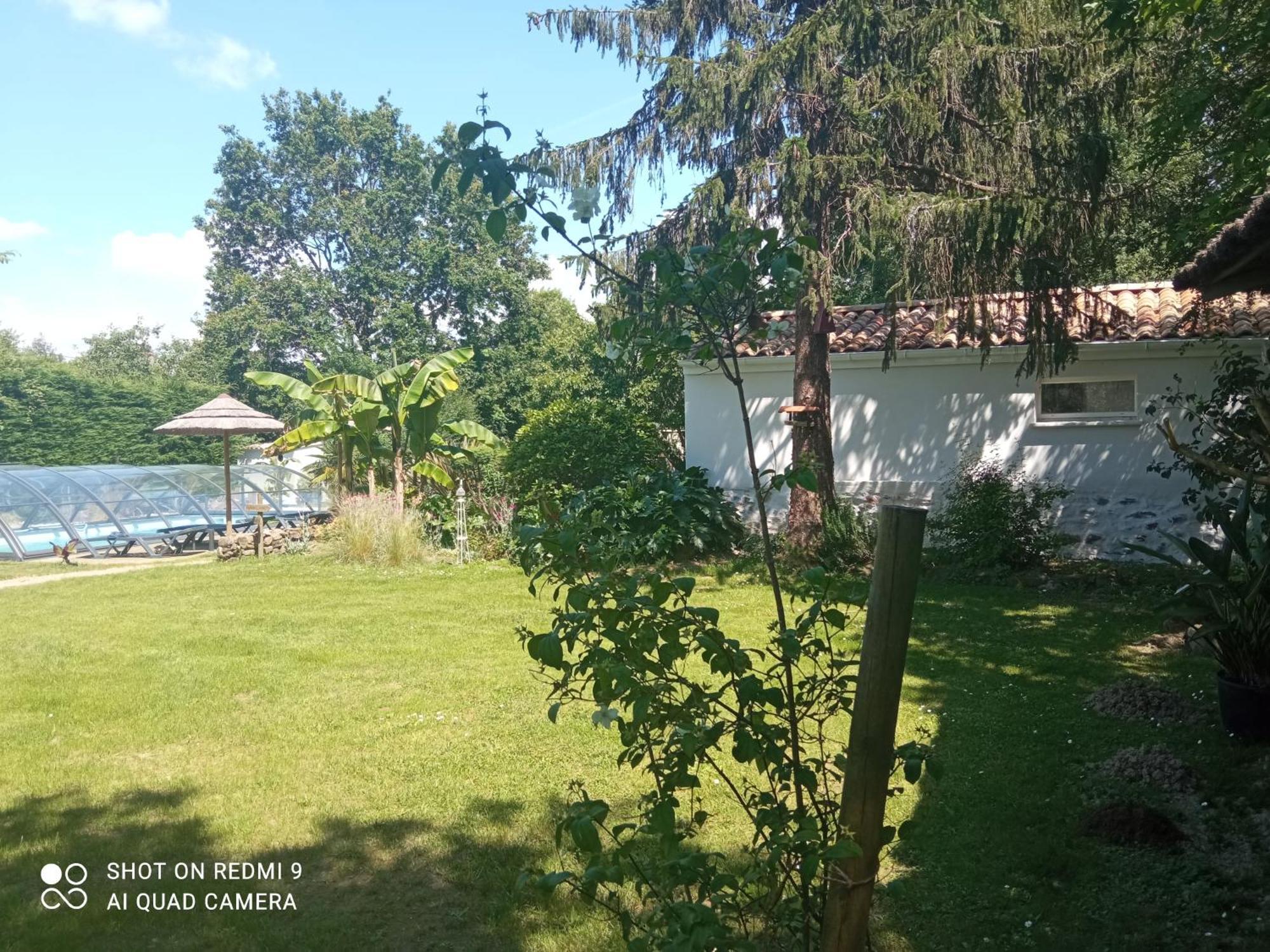 Mas Des Vignes Piscine Chauffee Bed & Breakfast Le Champ-Saint-Pere Exterior foto