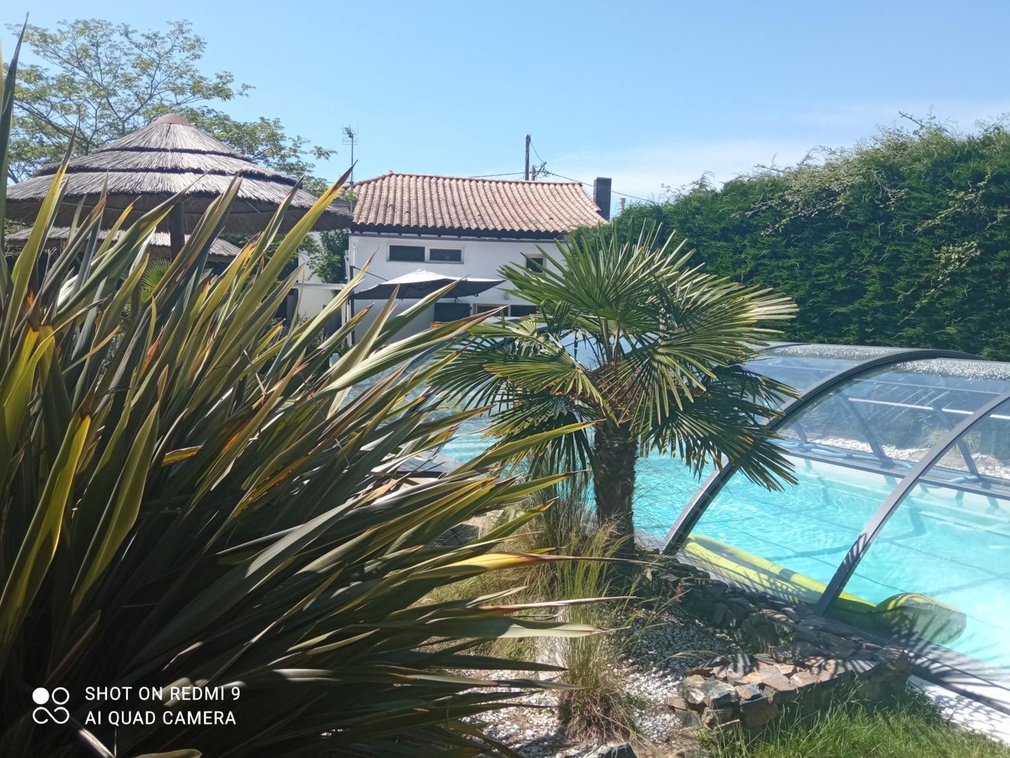 Mas Des Vignes Piscine Chauffee Bed & Breakfast Le Champ-Saint-Pere Exterior foto